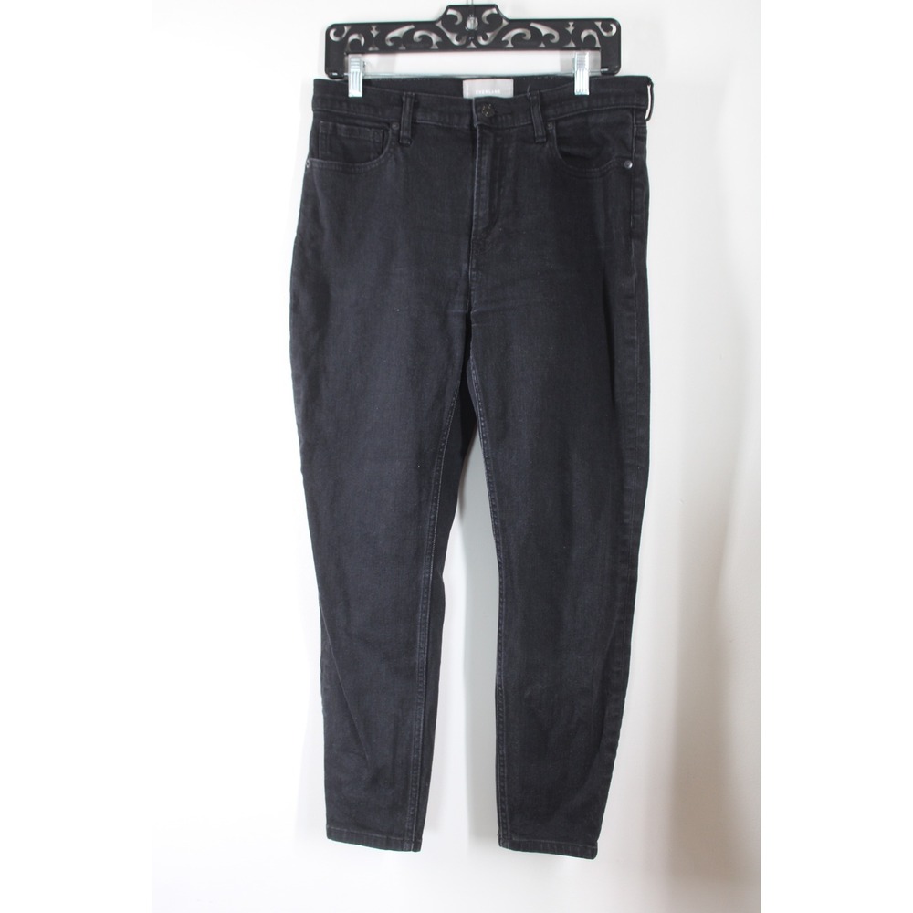 Everlane 31 Ankle Black Jeans Classic High Rise Skinny Stretch Denim Pants